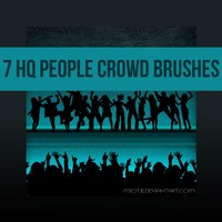 7 HQ People Crowd Brushes