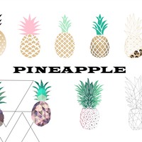 Tropical Pineapple Graphics