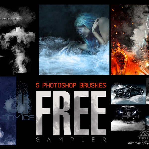 5 Dry Ice Brushes for CC brushes