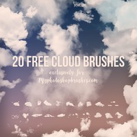 Free Cloud Brushes by MyPhotoshopBrushes