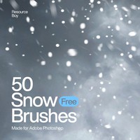 50 Snow Photoshop Brushes