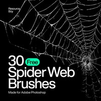 Spider Web Photoshop Brushes