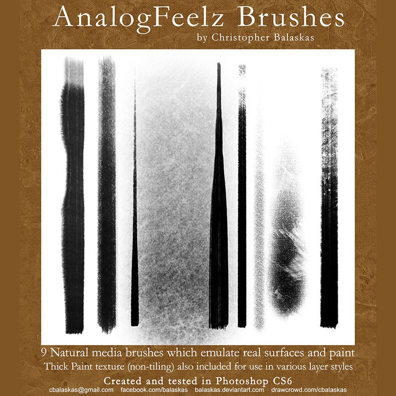 Photoshop brushes stroke, grunge