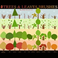 Trees and Leaves Brushes