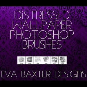 Distressed Wallpaper Brushes - Photoshop brushes