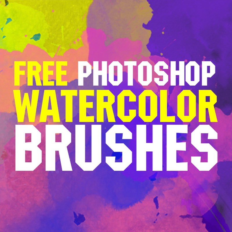 Photoshop brushes watercolor, stroke