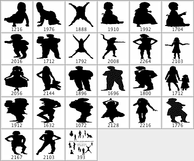 Silhouette brushes photoshop