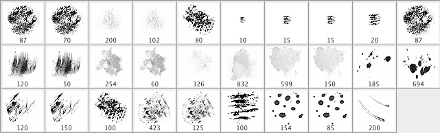 brushes palette