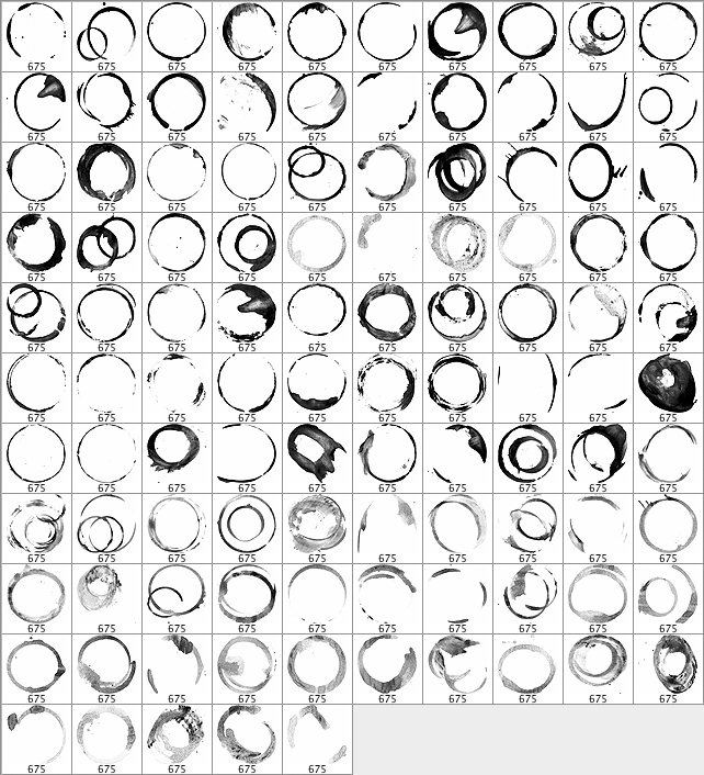 brushes palette