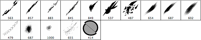 brushes palette