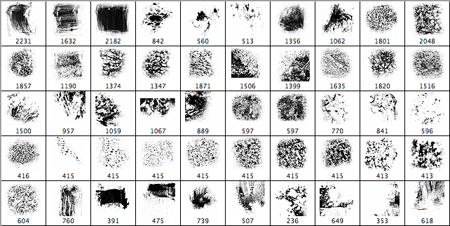 brushes palette