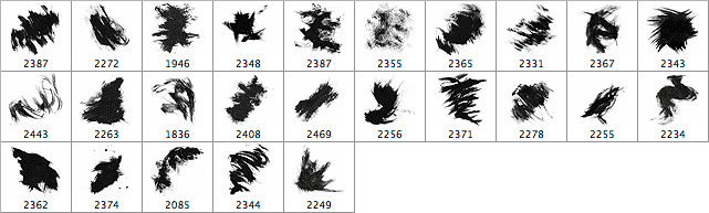 brushes palette