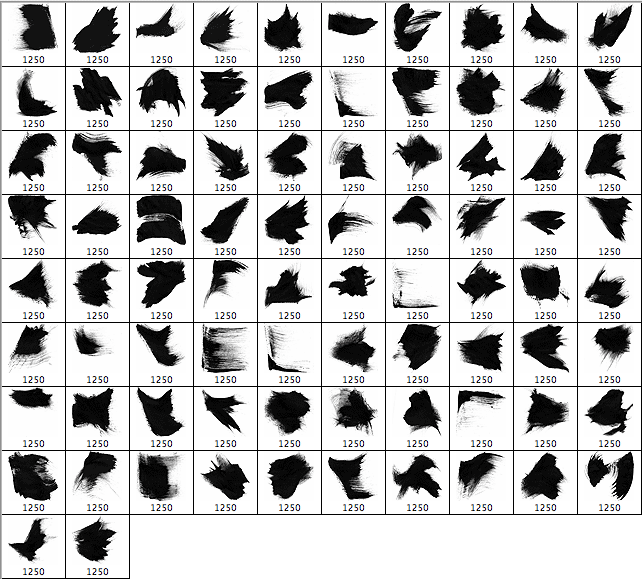 brushes palette