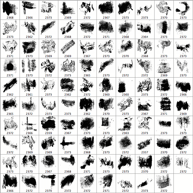 brushes palette