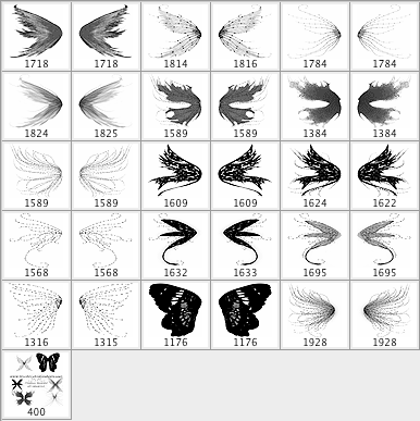 brushes palette