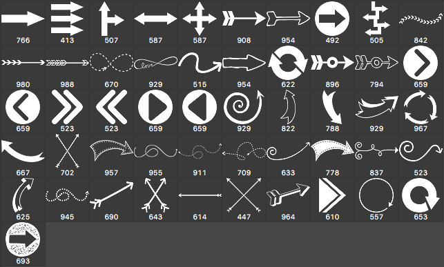 brushes palette