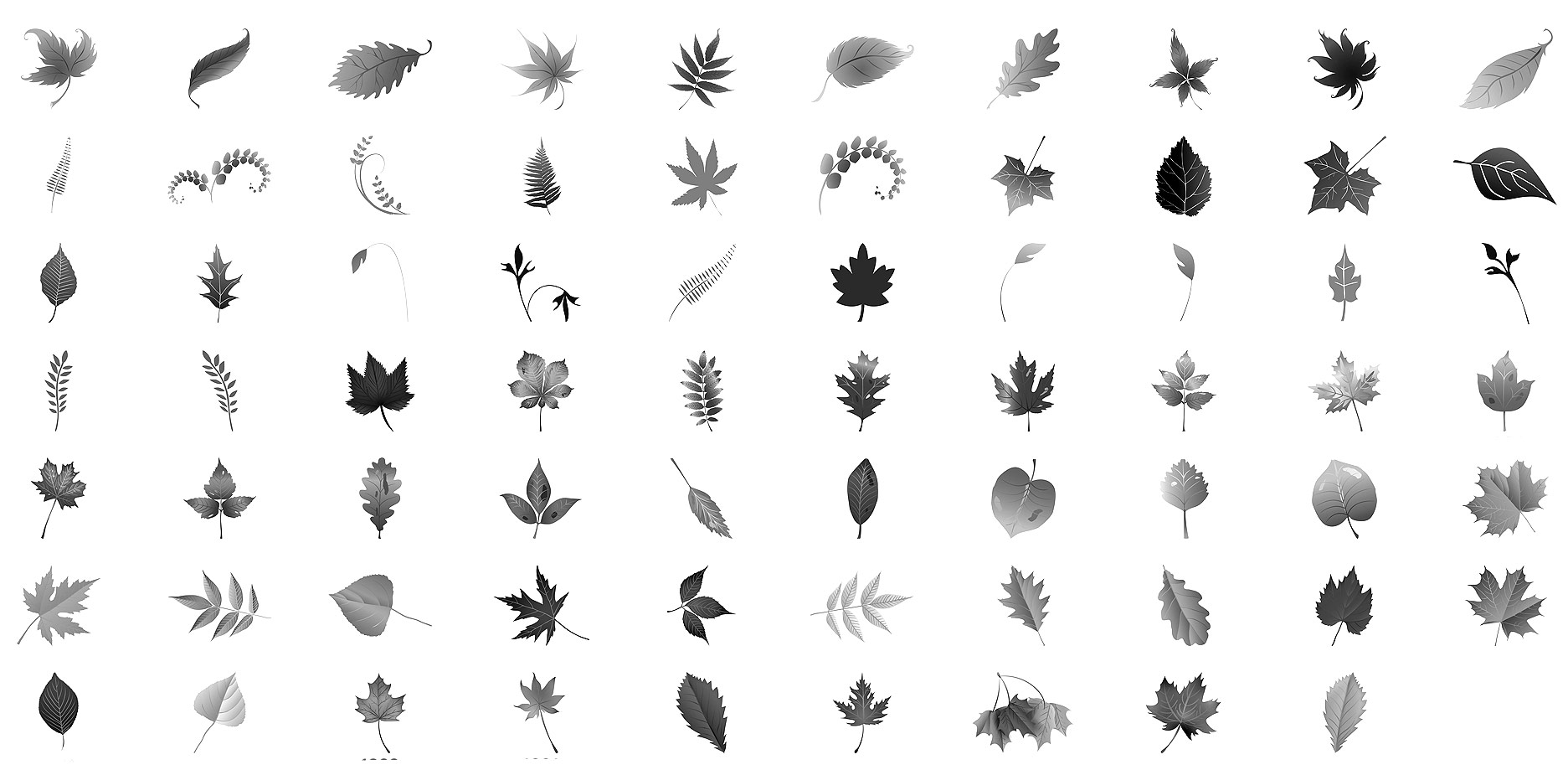 leaf brush photoshop free download