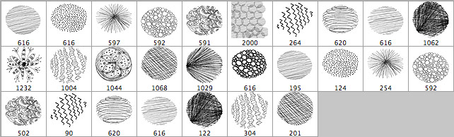 brushes palette