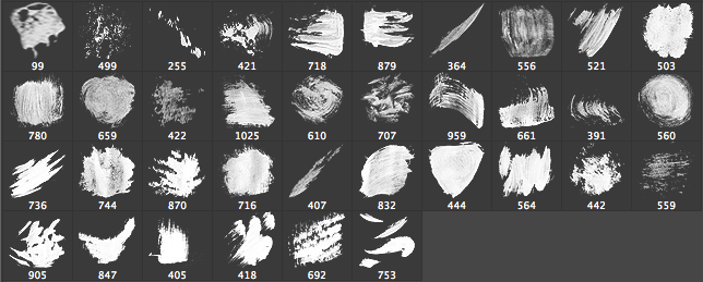 brushes palette