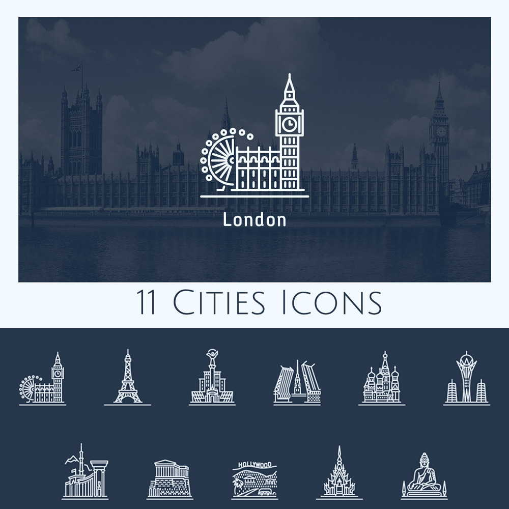 download cities custom shapes for photoshop cc