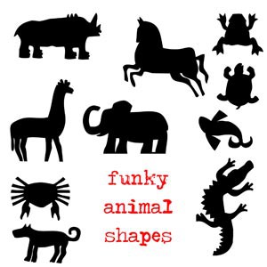 animal shapes for photoshop free download