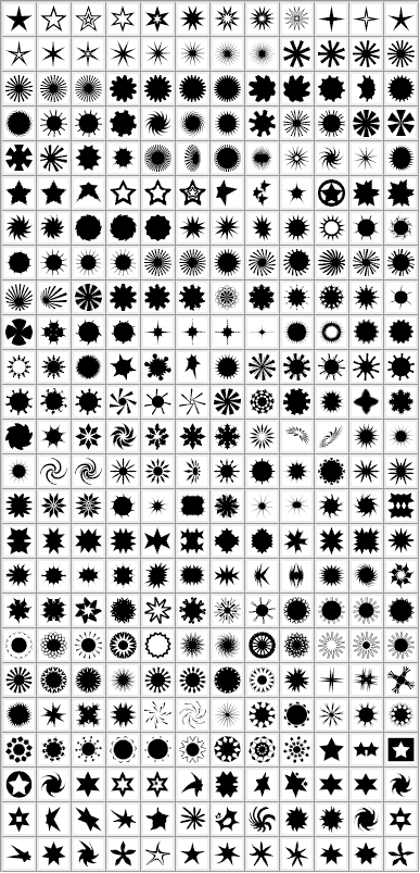 custom shapes palette