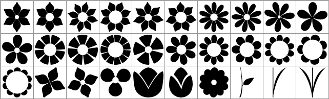 download floral shapes for photoshop