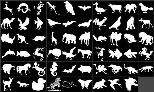 animal shapes for photoshop free download