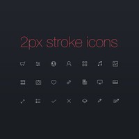 Minimal Stoke Styled Icons