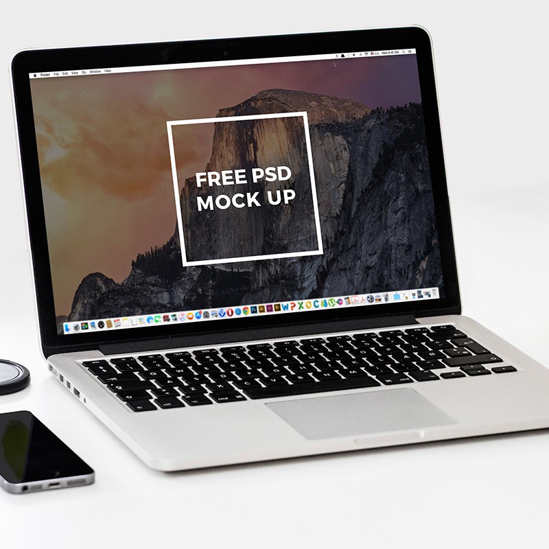 Download 2 Free Laptop Mockup PSD - Photoshop psd