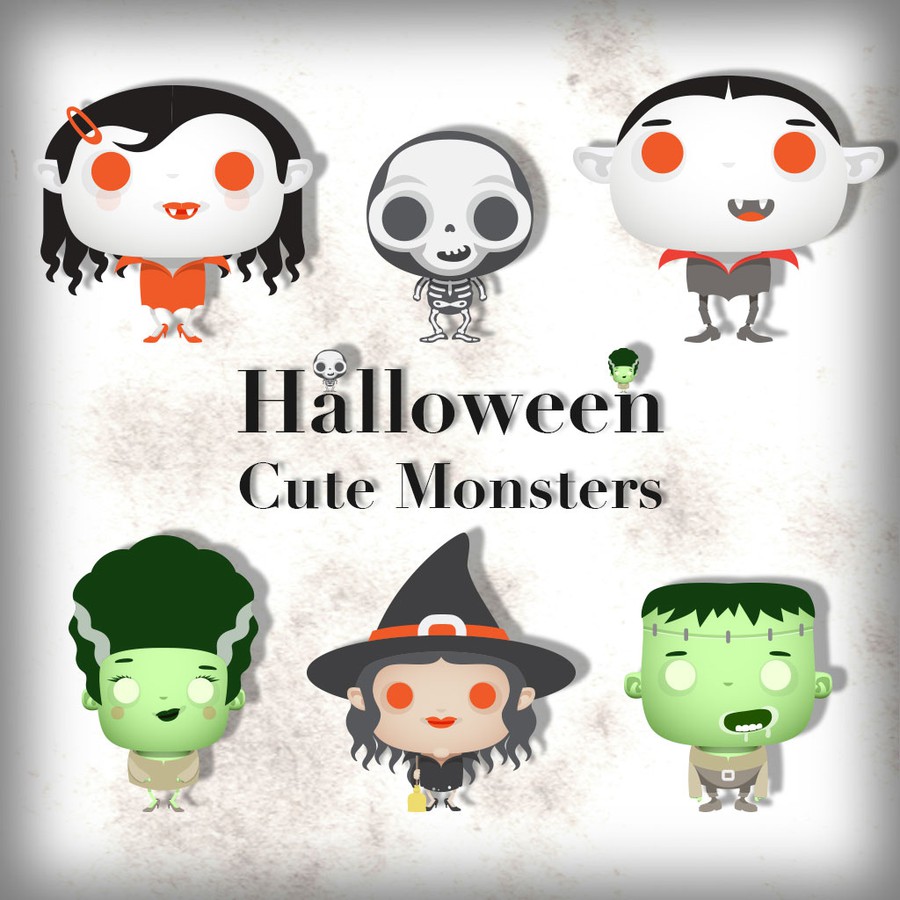 Photoshop psd Halloween, icons