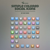 Color Social Icons