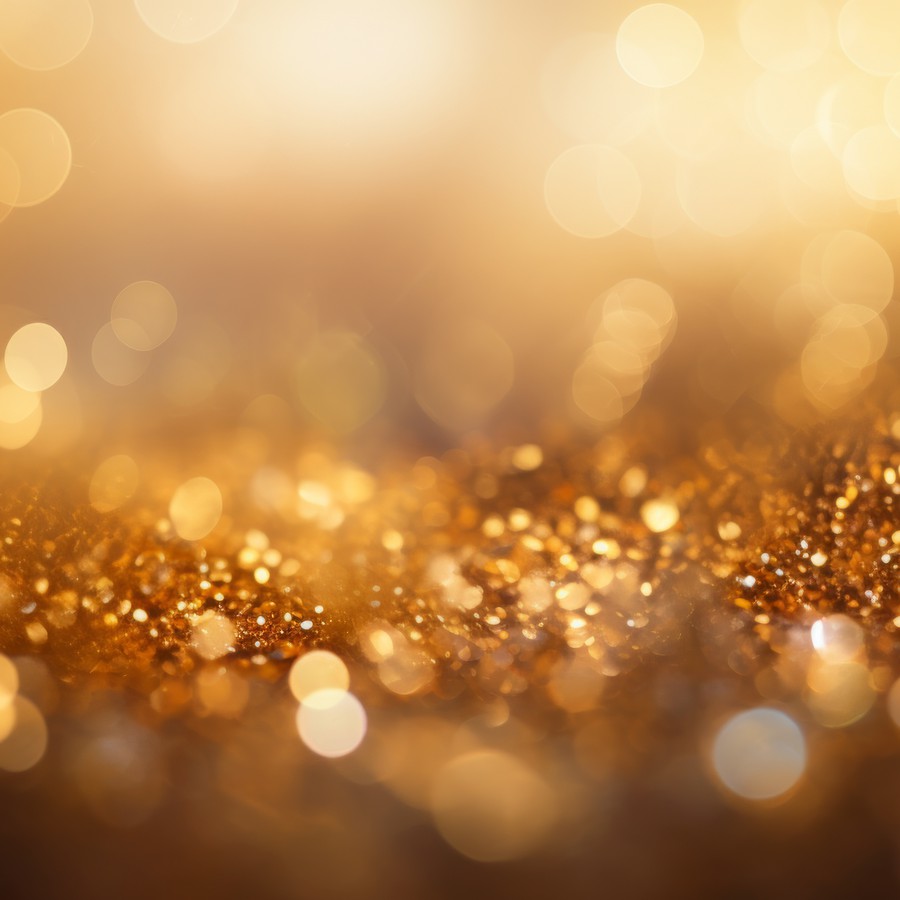Photoshop images abstract, golden, bokeh