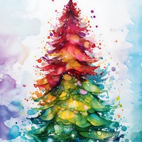 Watercolor Christmas Essence