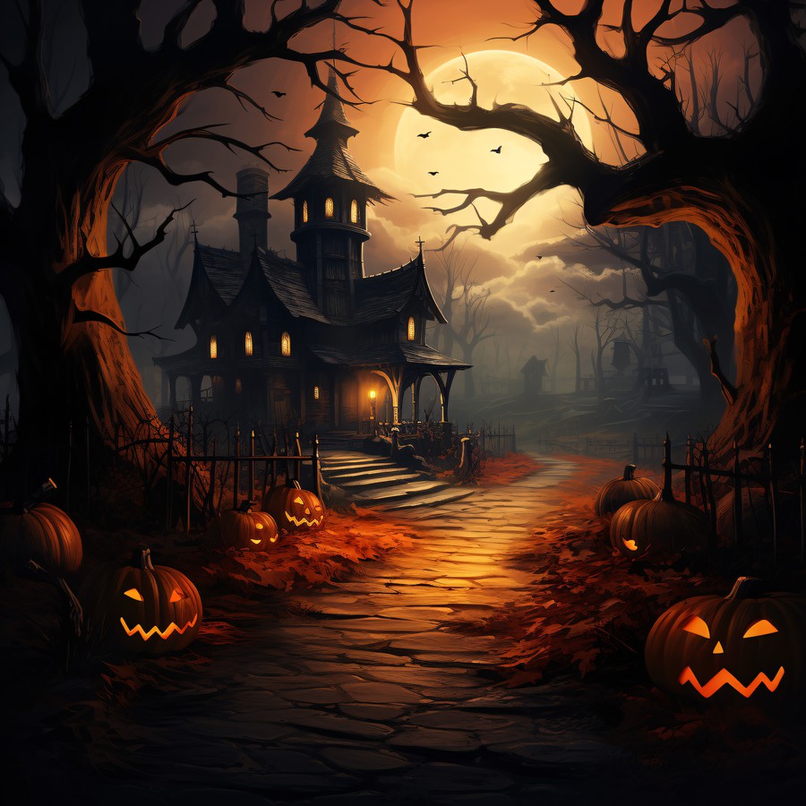 Photoshop images Halloween, spooky