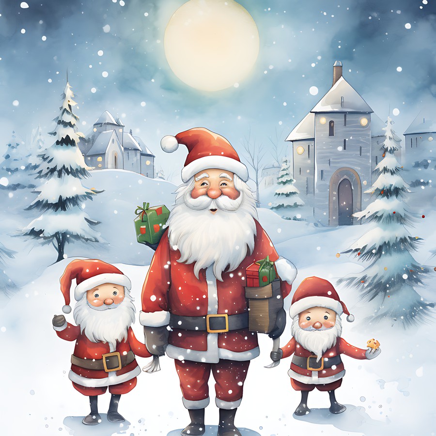 Photoshop images Santa Claus