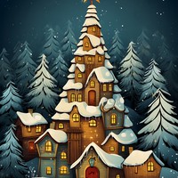 House Like a Christmas Tree