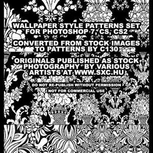 Photoshop patterns ornament, pattern, flora