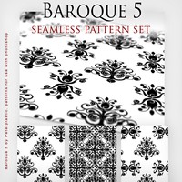 Baroque Seamless Pattern for Photoshop
