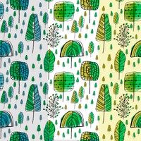 Doodle Forest Patterns