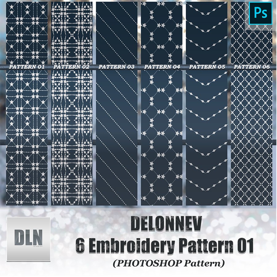 Photoshop patterns emboidery, pattern