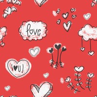 Pattern with Hearts