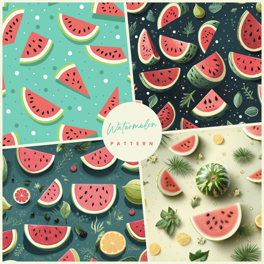 Photoshop patterns watermelon pattern