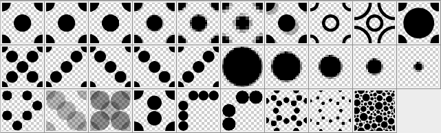 white dot pattern