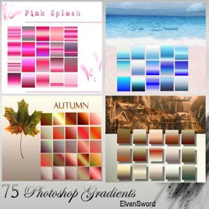 Photoshop styles and gradients gradients