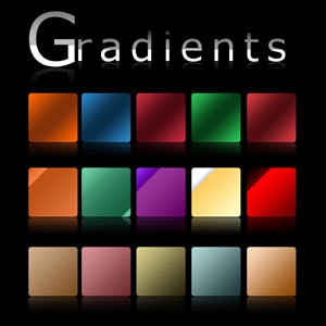 Photoshop styles and gradients gradients