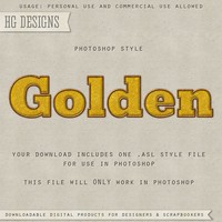 Golden Style for Photoshop