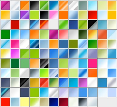 Web 2.0 Gradients v3 - Photoshop styles and gradients